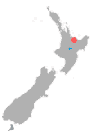 location of Kawerau