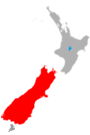 location of South Island